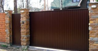 Купить откатные ворота консольные Гатчина, цена от 2832 руб.